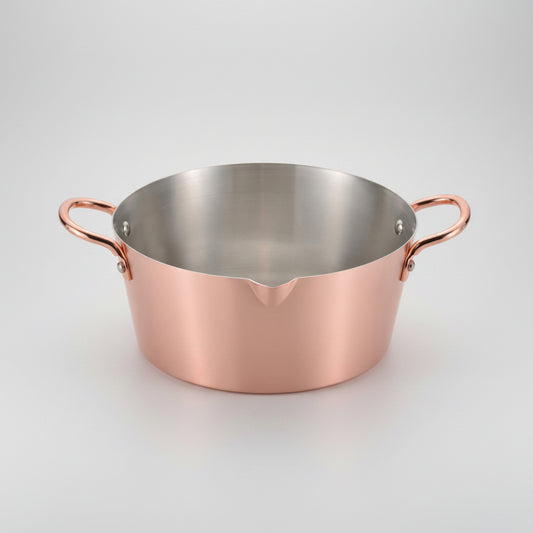 Chitose Pure Copper Tempura Pot 20cm