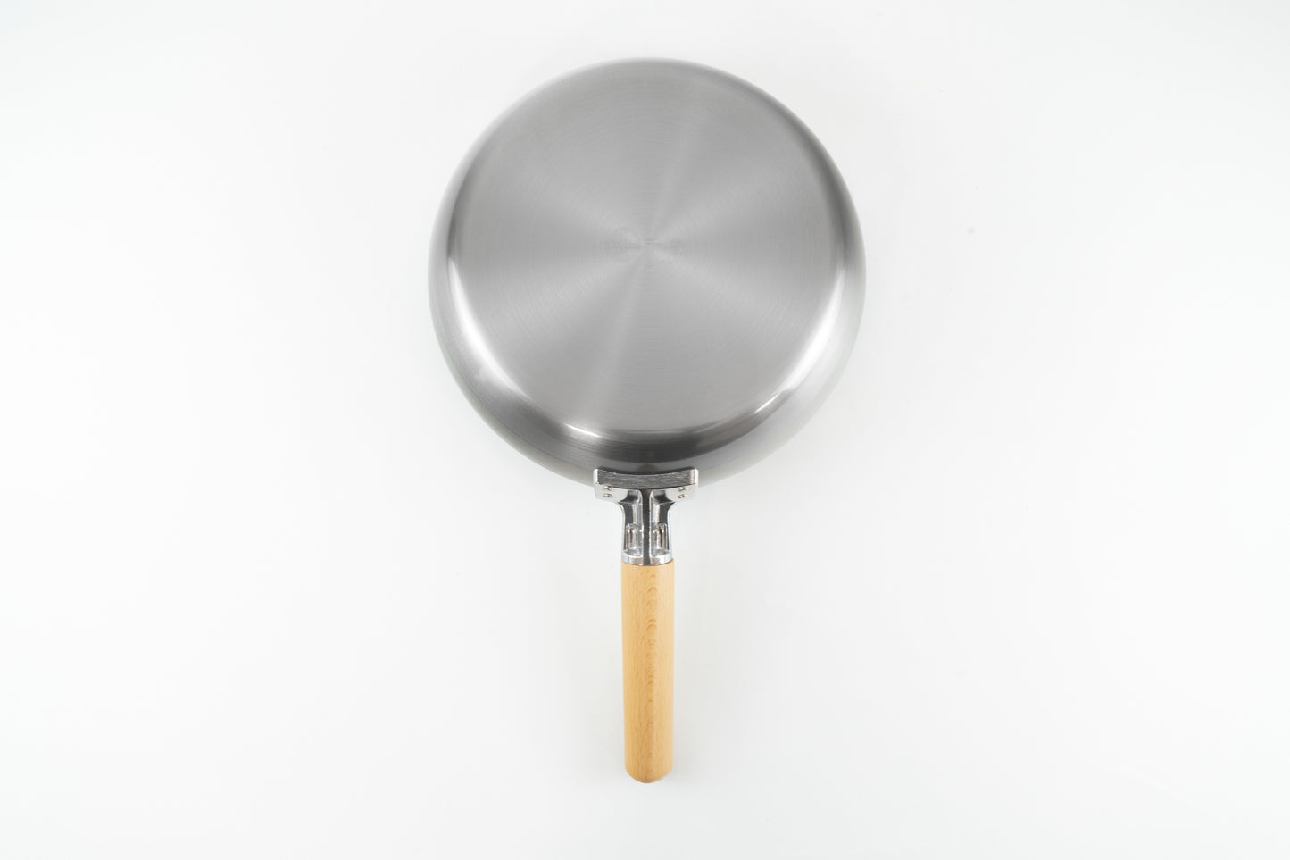 Chitose Wooden-Handled Iron Frying Pan 26cm