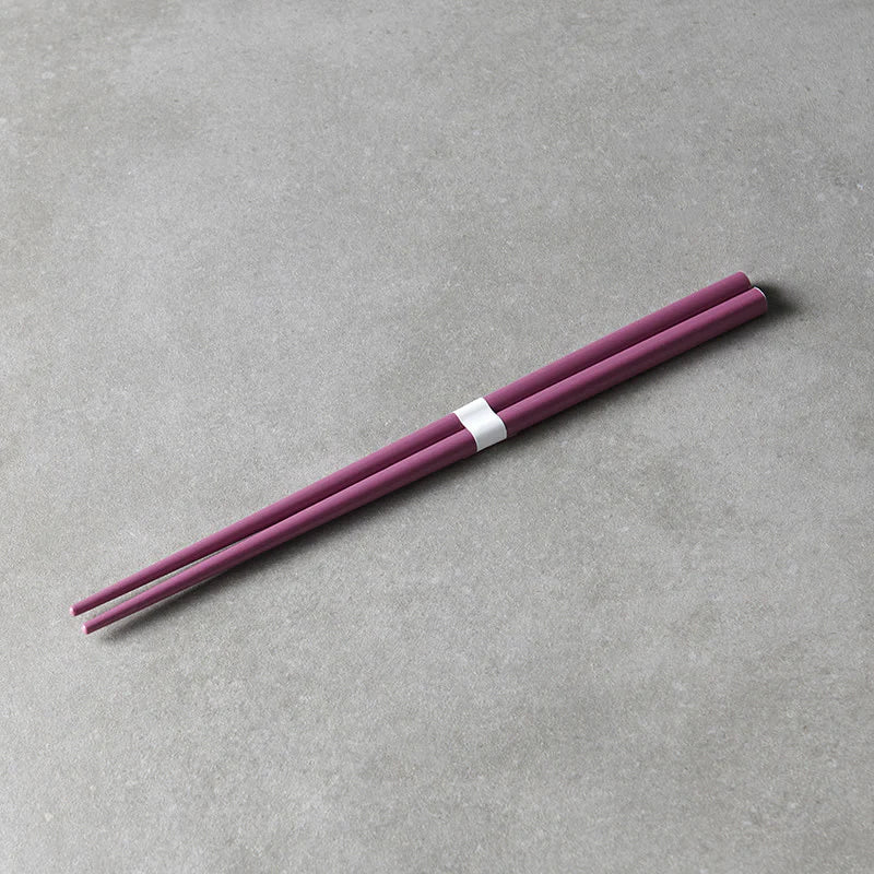 Lacquered Plum & White Chopsticks 23cm