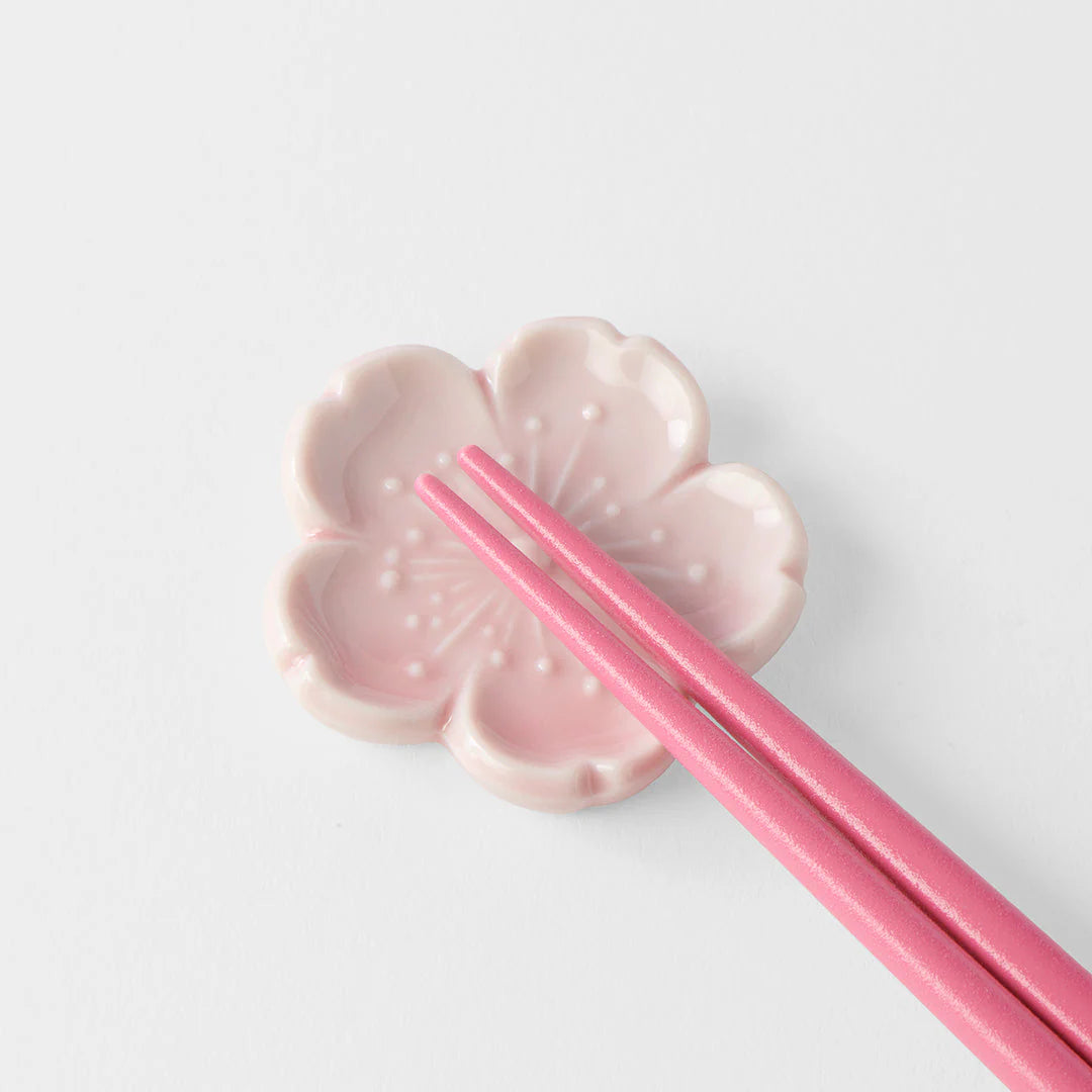 Pink Sakura Chopstick Pebble Rest