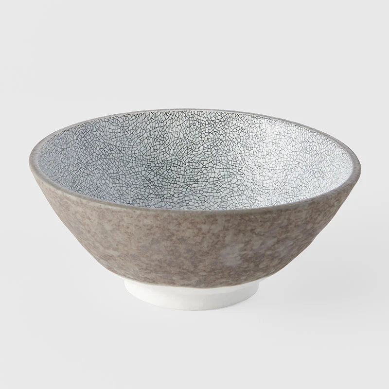 Crazed Grey Medium bowl 15cm