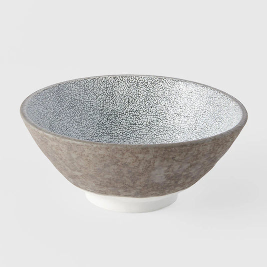 Crazed Grey Medium bowl 15cm