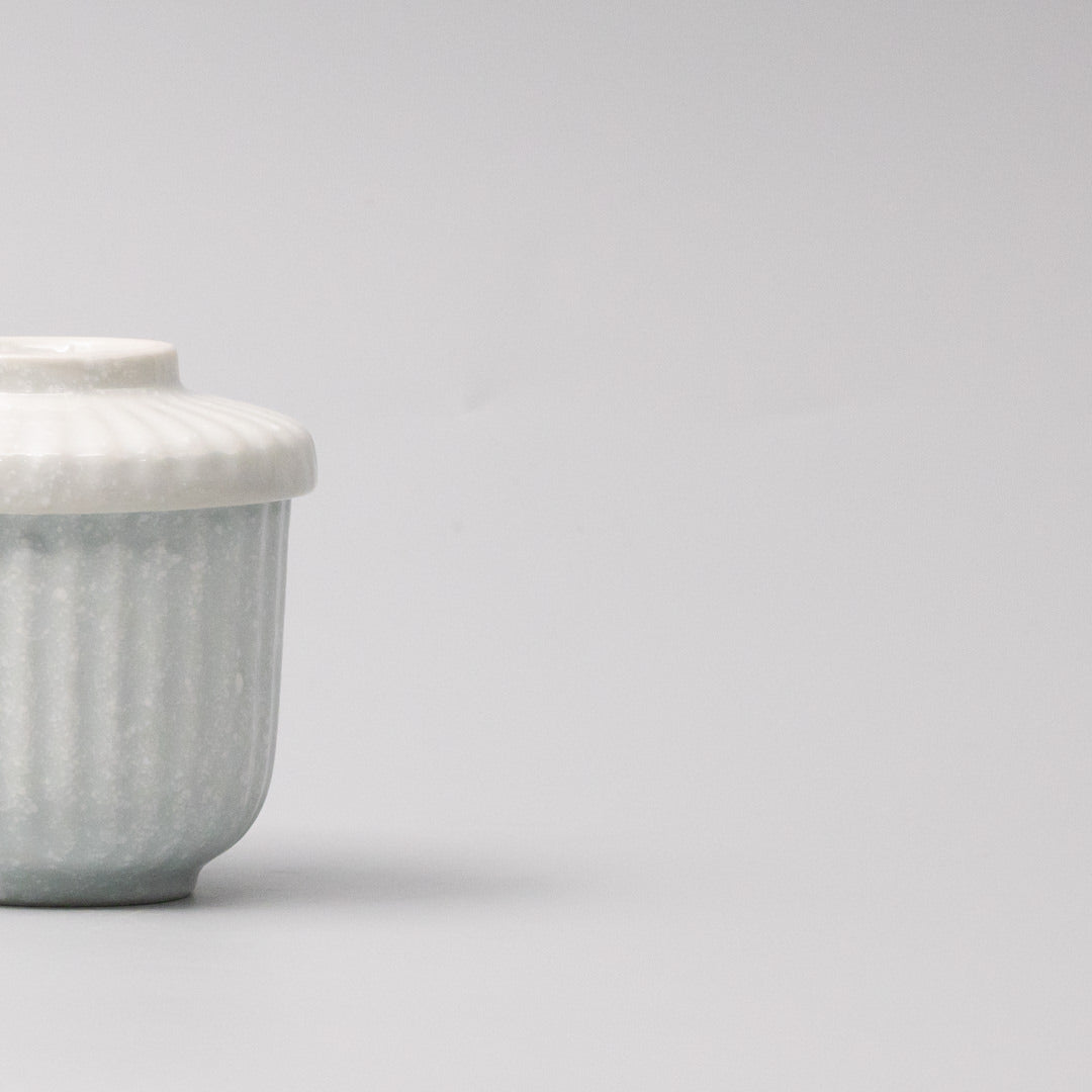 Cup Chawanmushi Soft Mint Lidded Jar 170ml