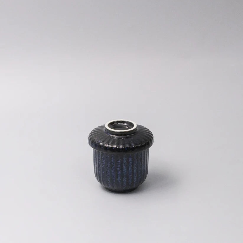 Cup Chawanmushi Indigo Blue Lidded Jar 170ml