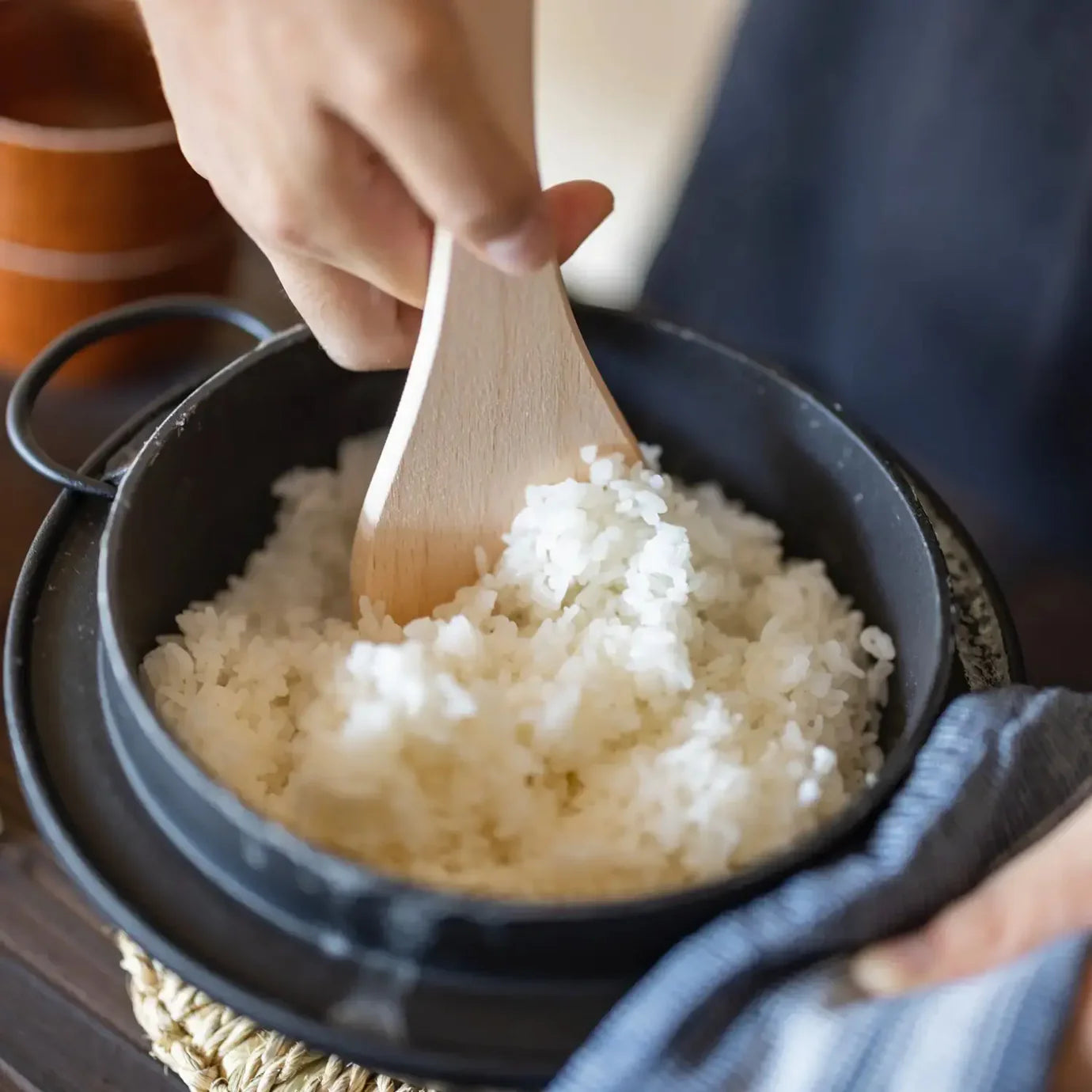 EBM Miyajima Beechwood Rice Spatula 24cm