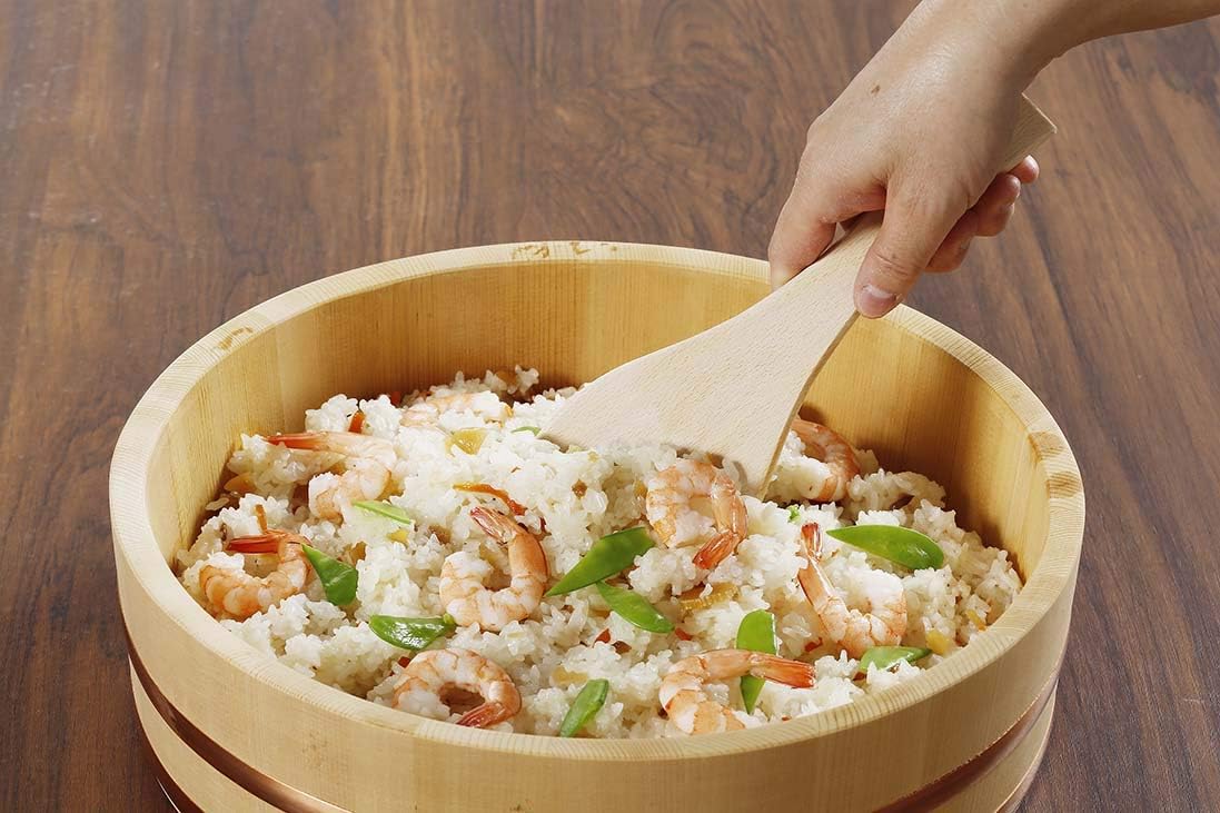 EBM Miyajima Beechwood Rice Spatula 24cm