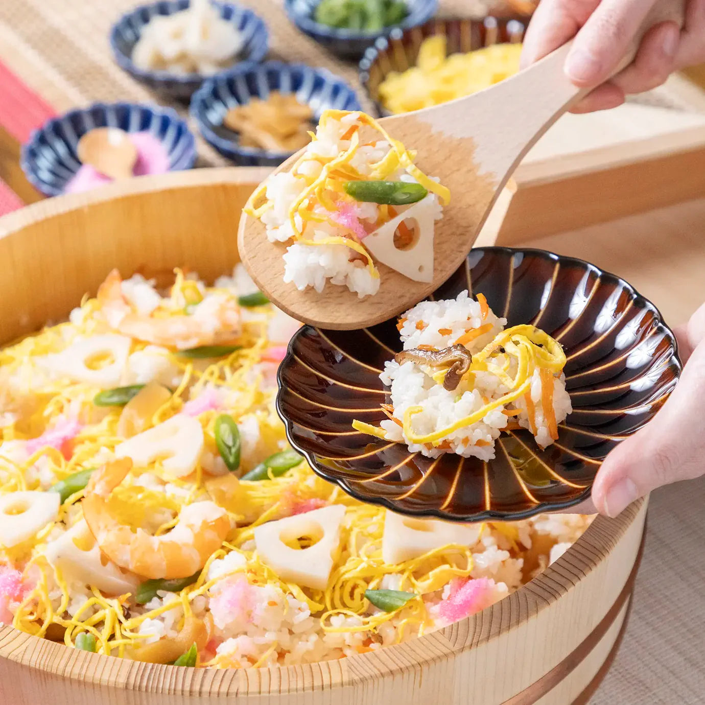 EBM Miyajima Beechwood Rice Spatula 24cm
