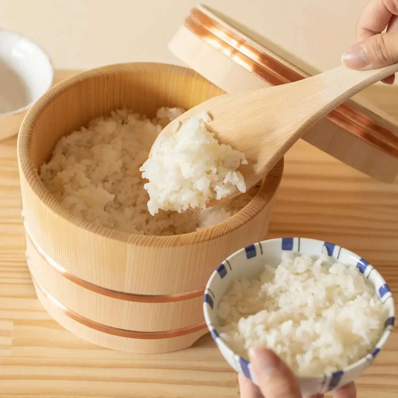 EBM Miyajima Beechwood Rice Spatula 24cm