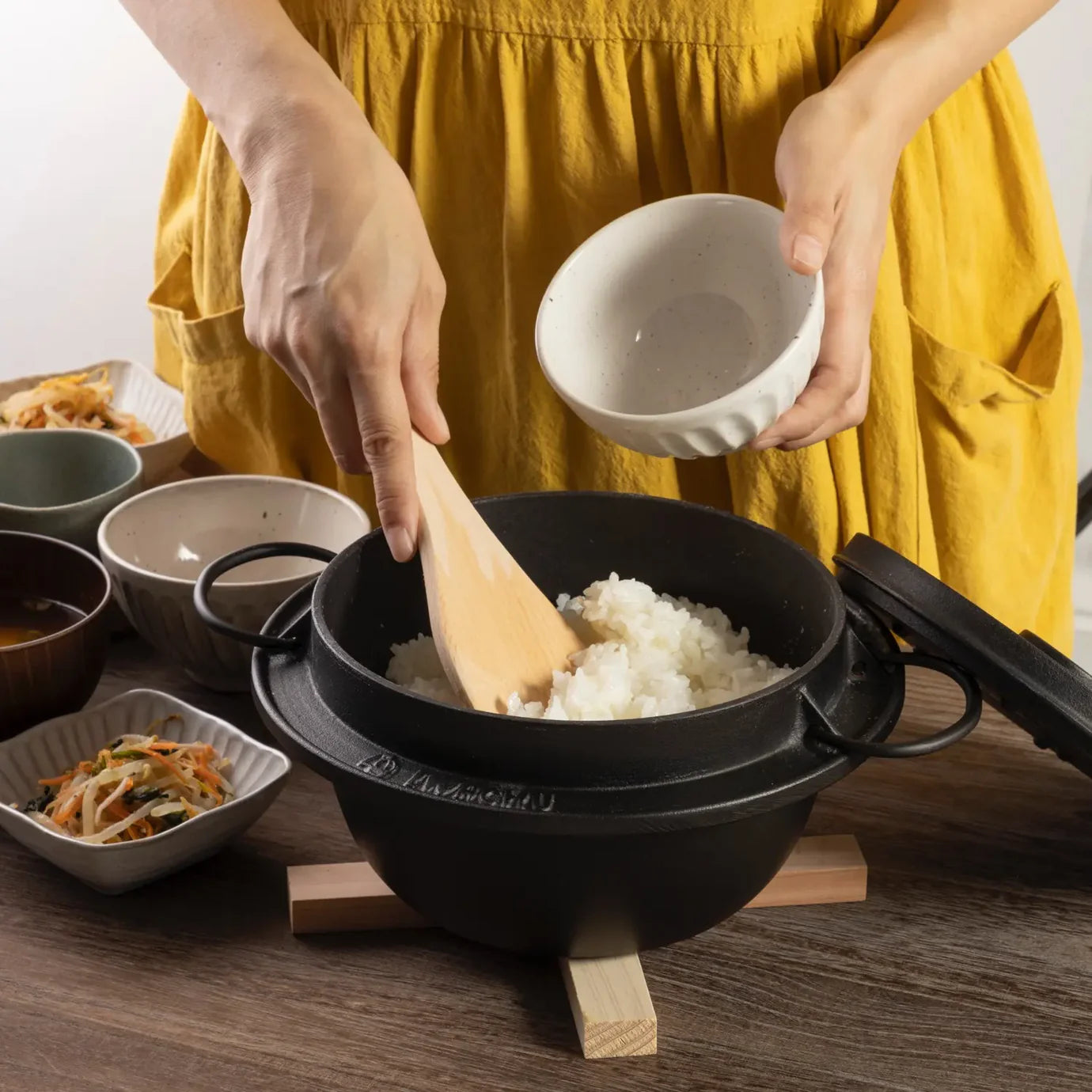 EBM Miyajima Beechwood Rice Spatula 24cm