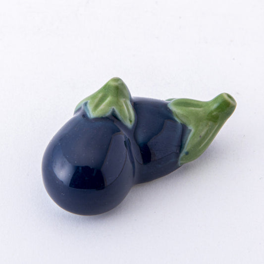 Eggplant Chopstick Rest