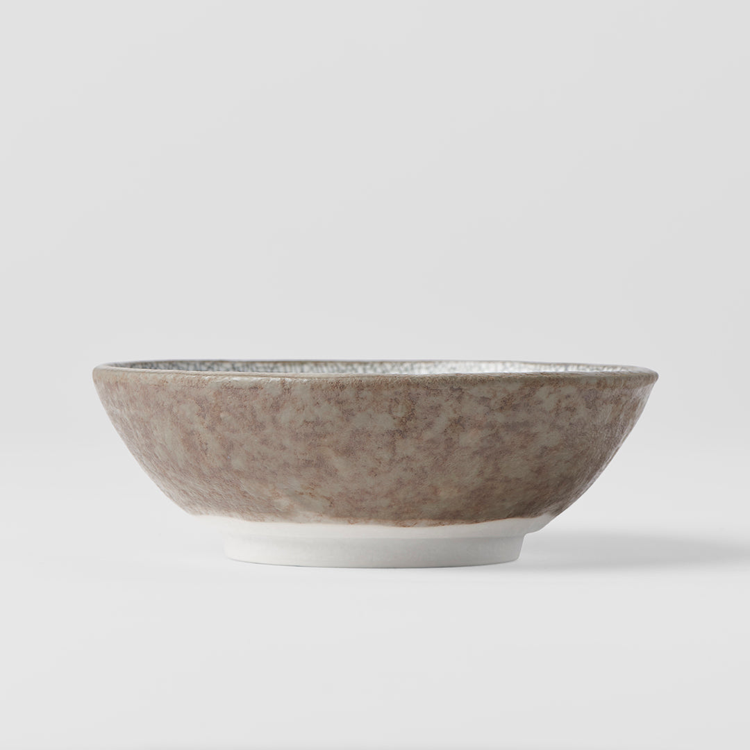 Crazed Grey Small shallow Bowl 13cm