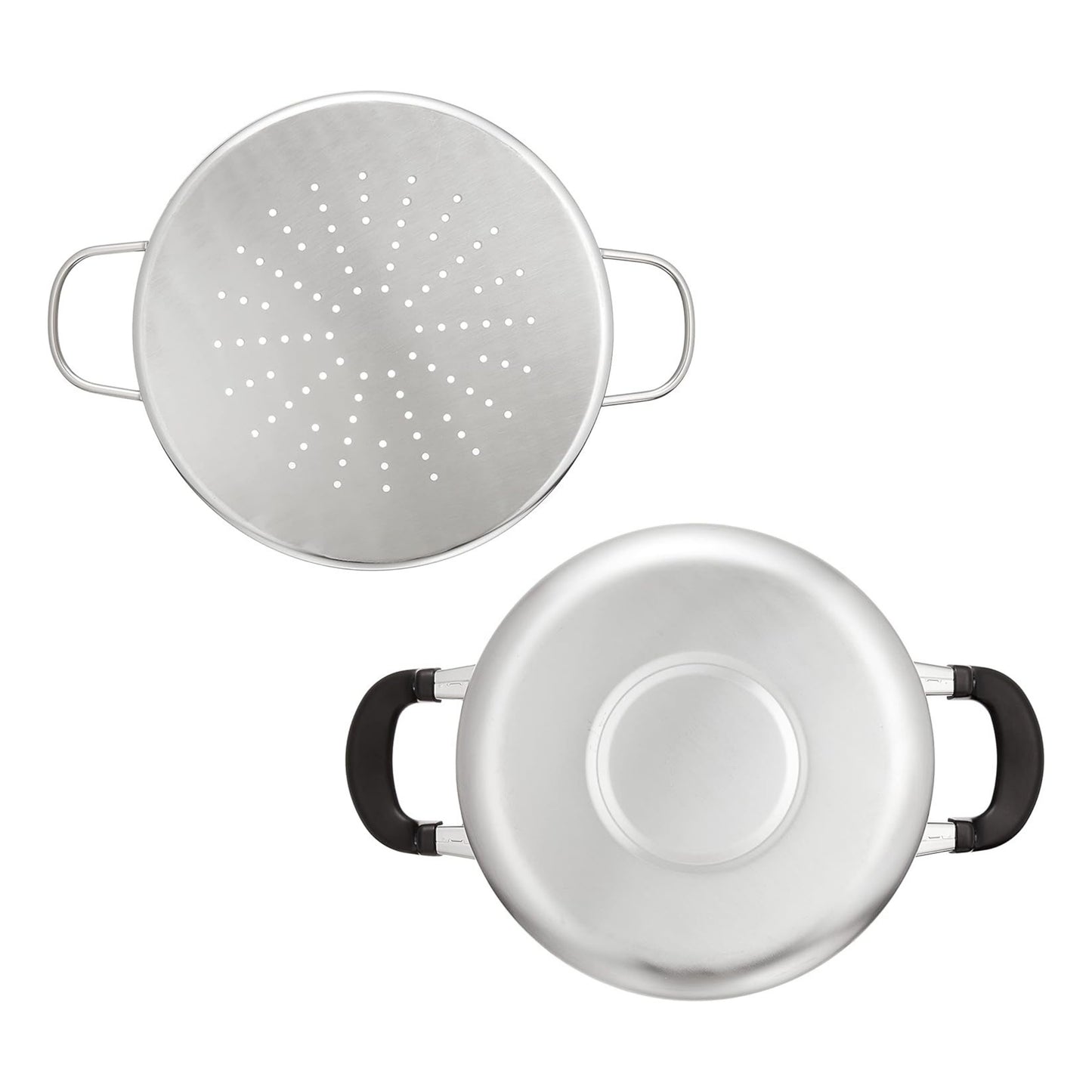 Enzo Classic Stainless Steel Pasta Pot 22cm