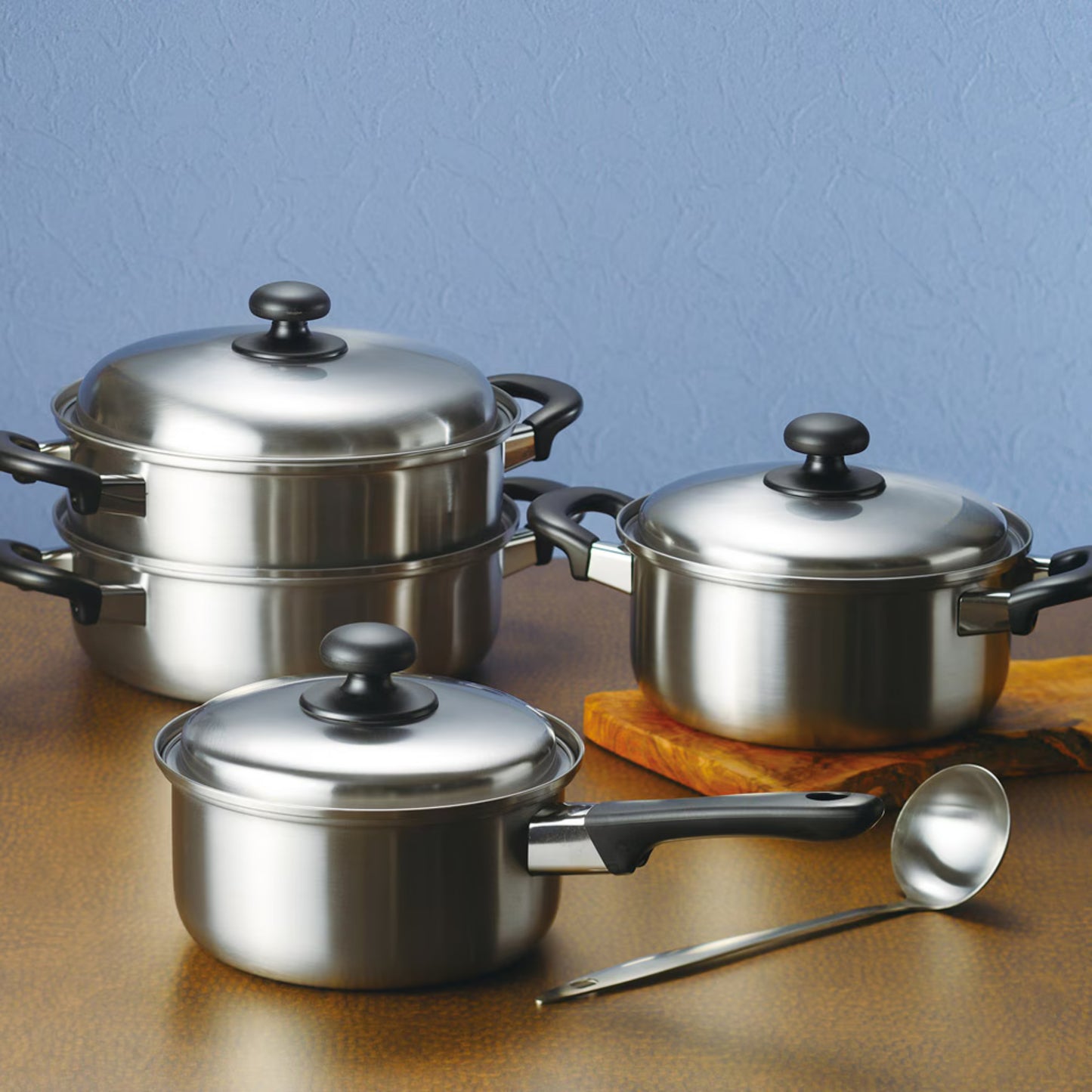 Enzo Classic Stainless Steel Saucepan 18cm