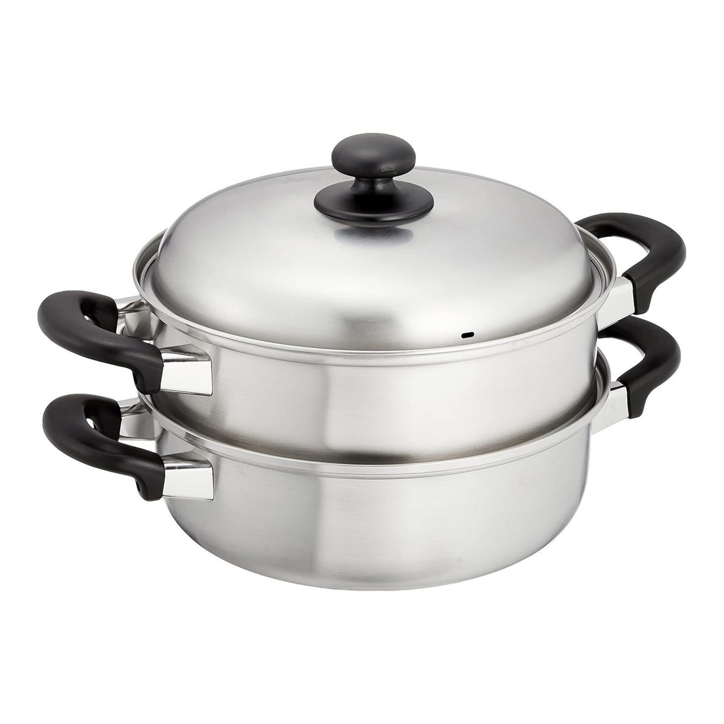 Enzo Classic Stainless Steel Two-Tier Steamer 24cm