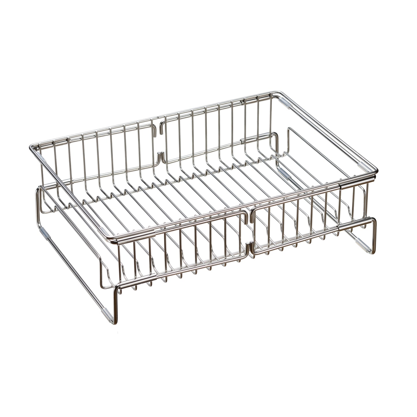 Enzo Expandable Stainless Steel Sink Dish Drainer Rack