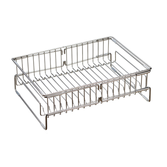 Enzo Expandable Stainless Steel Sink Dish Drainer Rack