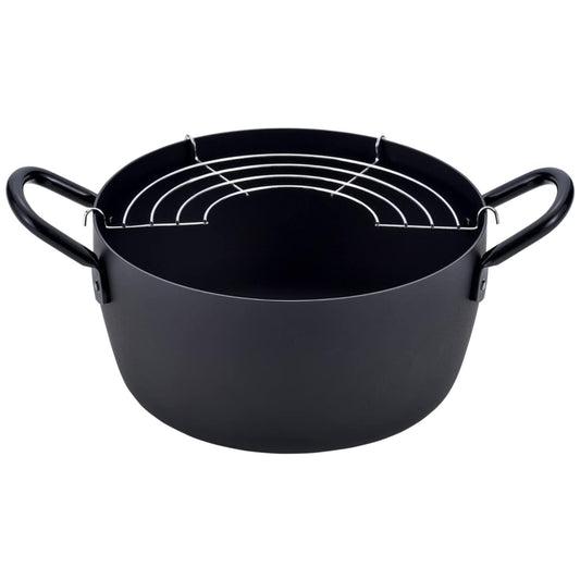 Enzo Iron Deep Tempura Frying Pot 22cm