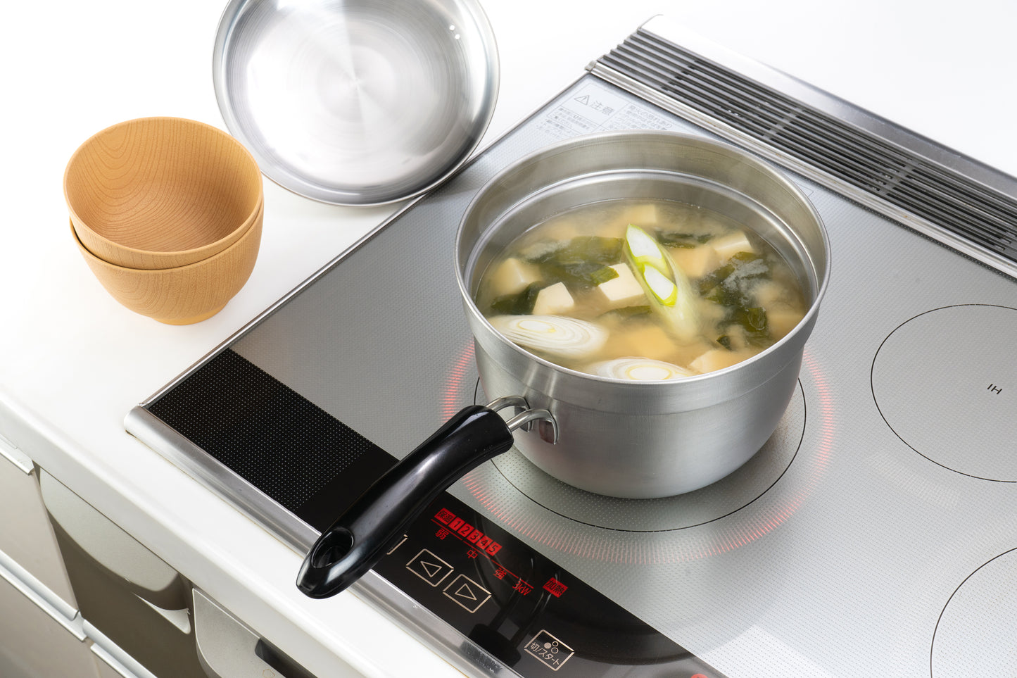 Enzo Stainless Steel Deep-Rim Saucepan 18cm