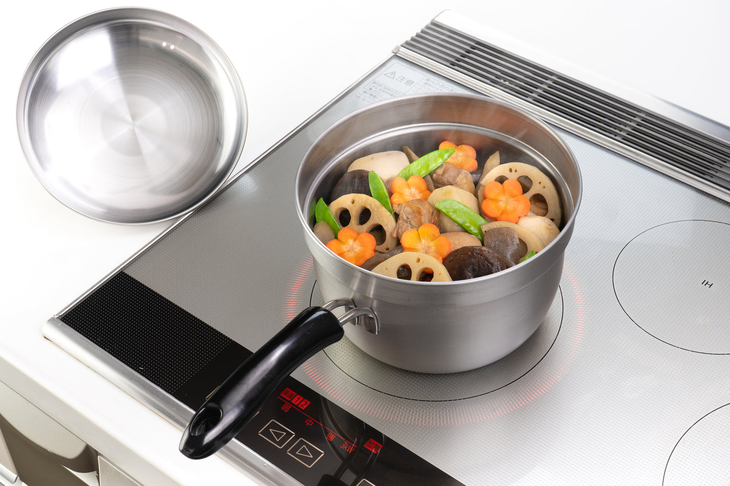 Enzo Stainless Steel Deep-Rim Saucepan 18cm