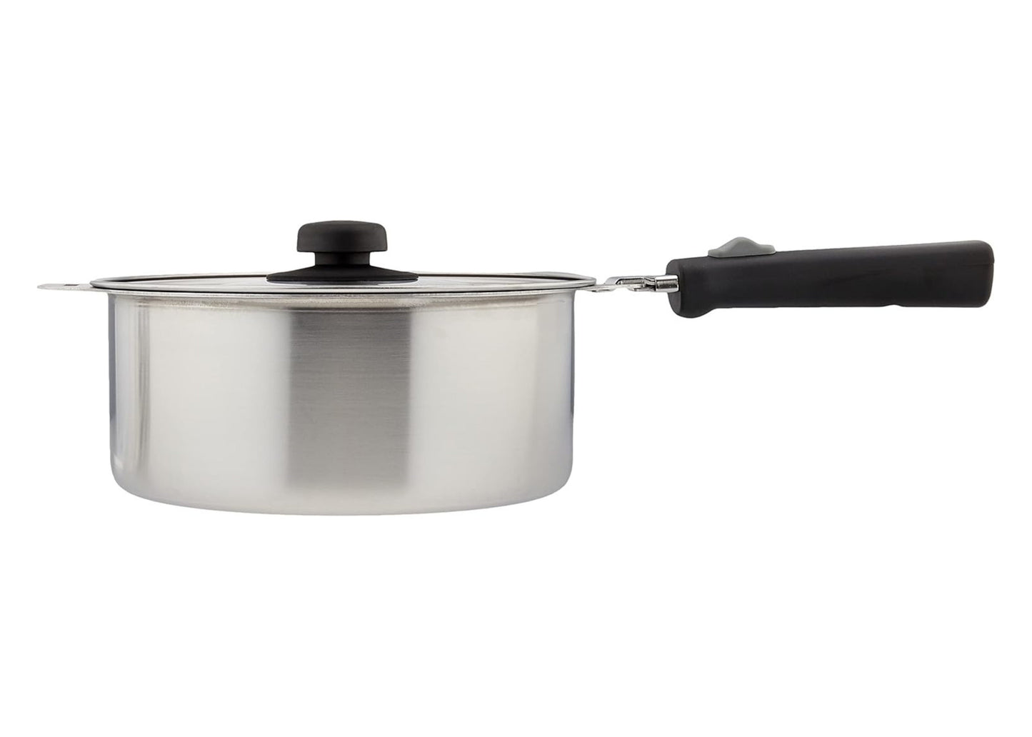 Enzo Stainless Steel Detachable Handle Cookware Set with Steaming Rack & Basket