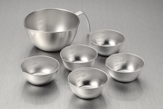 Enzo Stainless Steel Mixing & Prep Bowl 6-Piece Set