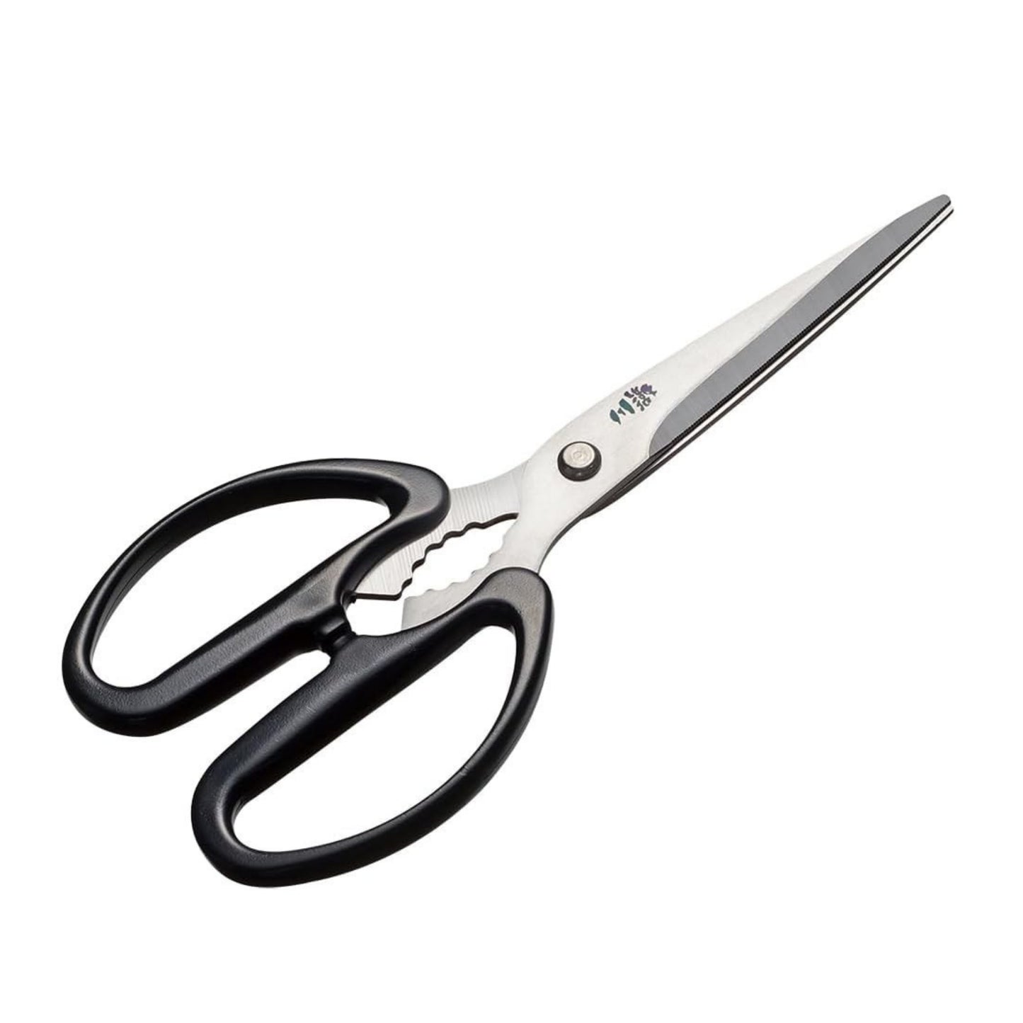 Enzo Stainless Steel Santoku Knife 16.5cm & Kitchen Scissors Set