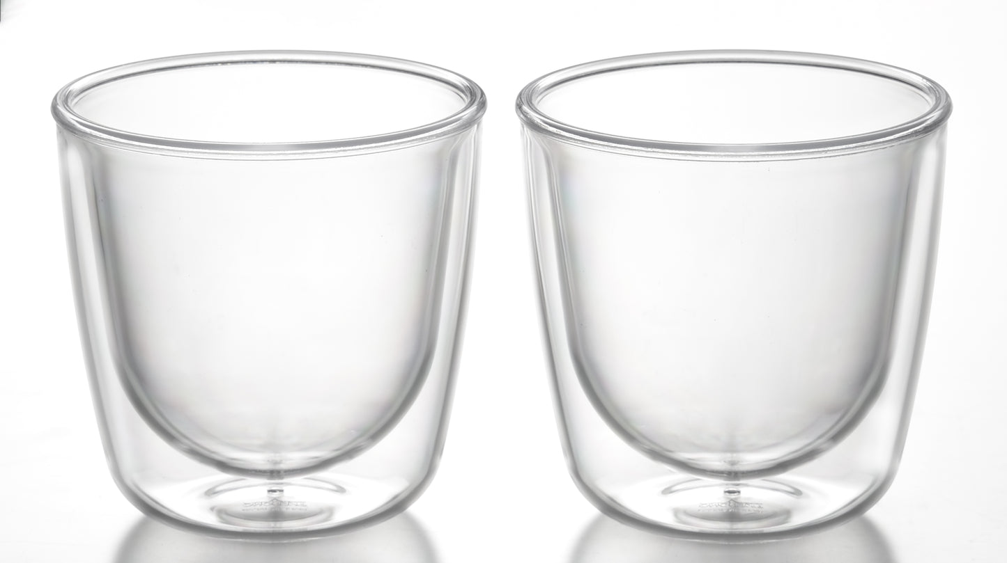 Enzo Unbreakable Double-Wall Glass Set 240ml