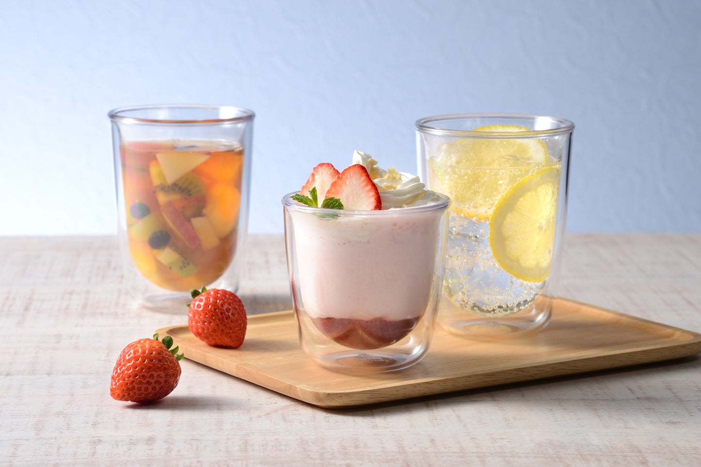 Enzo Unbreakable Double-Wall Glass Set 340ml