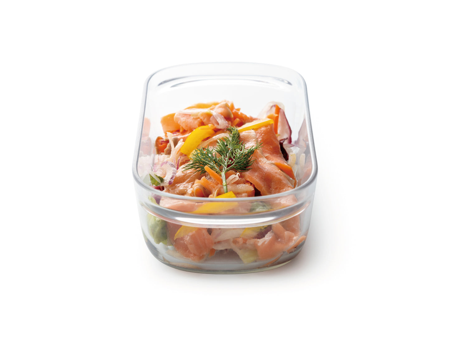 Food Storage Container Medium 520ml (set of 3) - Clear