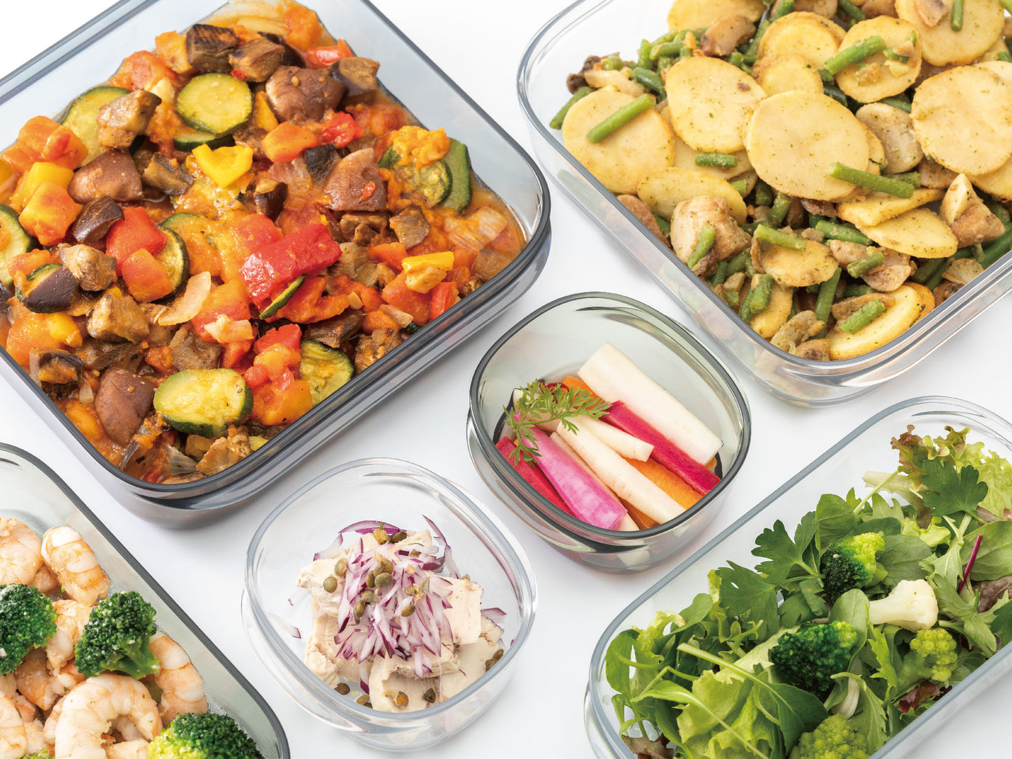 Food Storage Container Large 1200ml - Clear