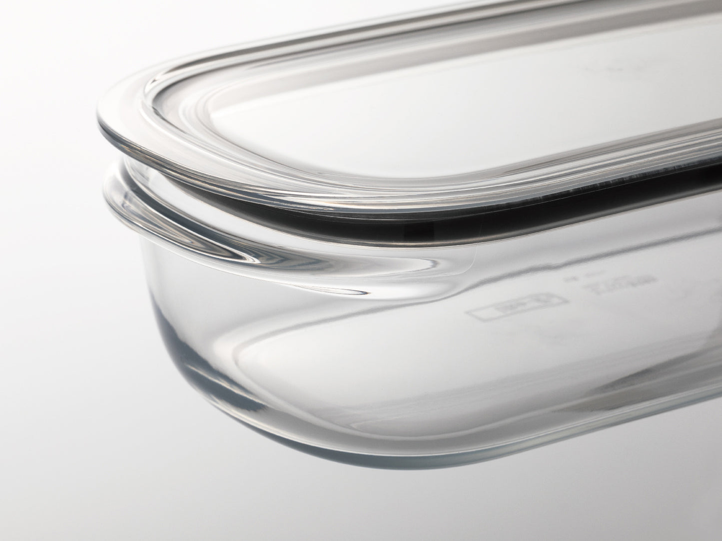 Food Storage Container Medium 520ml (set of 3) - Clear