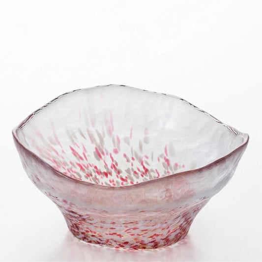 Flowers of Tsugaru Apple Gift Boxed Glass Serving Bowl 16cm