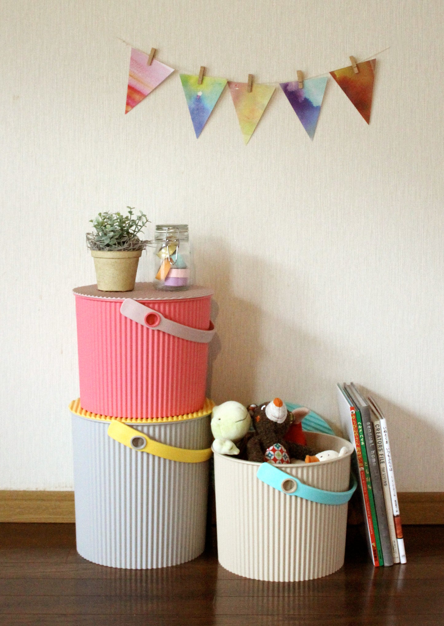 Fraichair mini Bucket 4L Grey Yellow