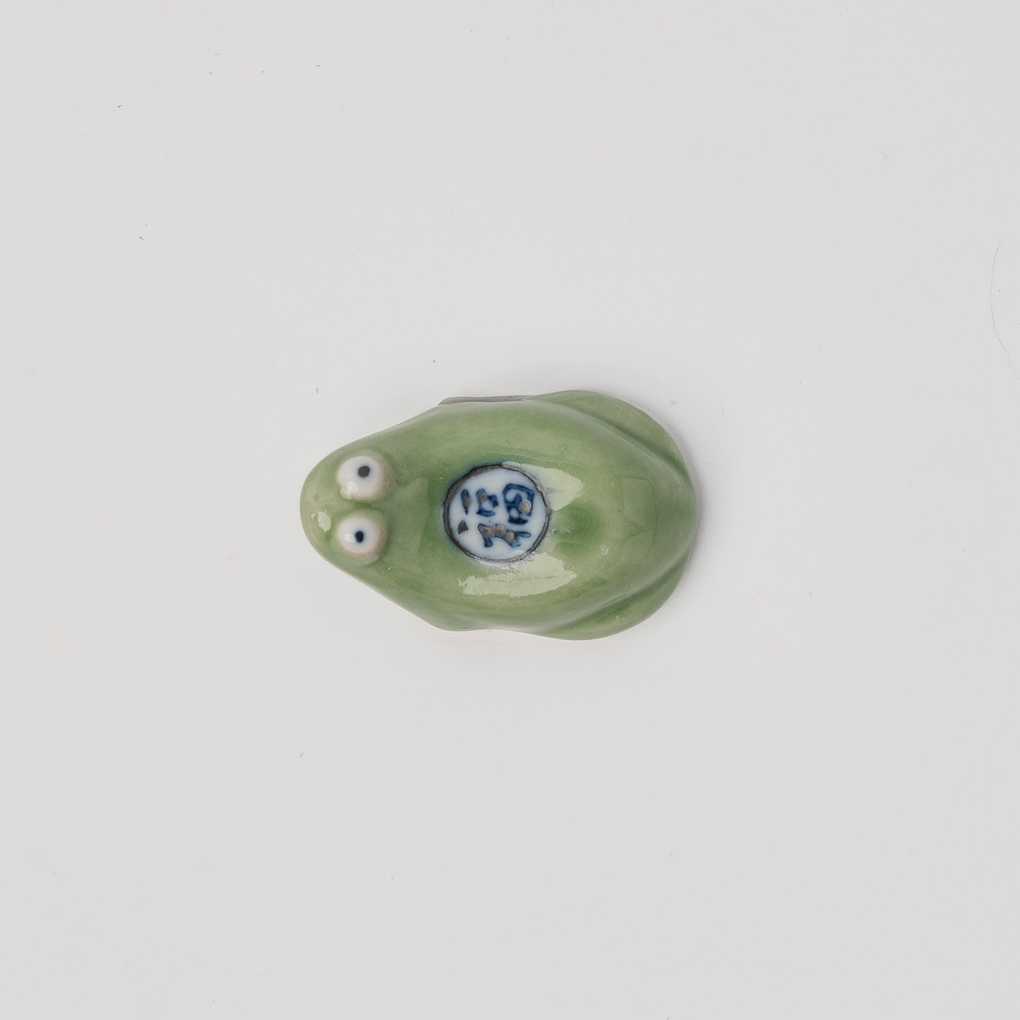 置物 junichishimizu4311 Frog Green Chopstick Rest – Made In Japan UK