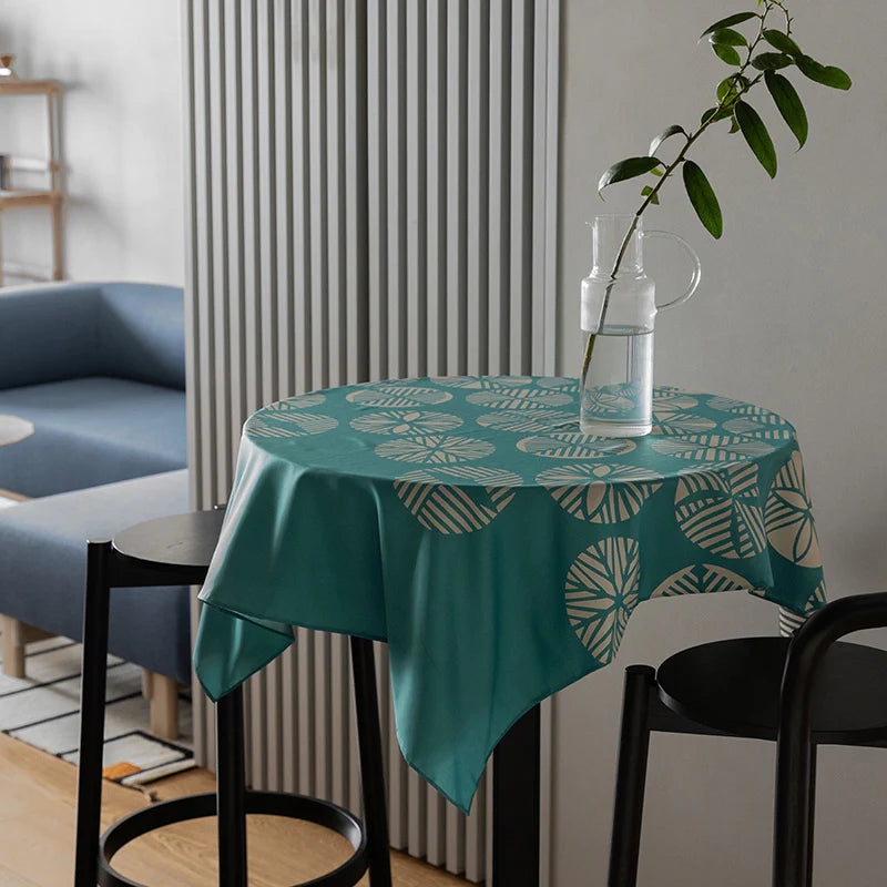 Furoshiki Water-repellent Reversible - Pine Blue Green Blue Grey 100cm