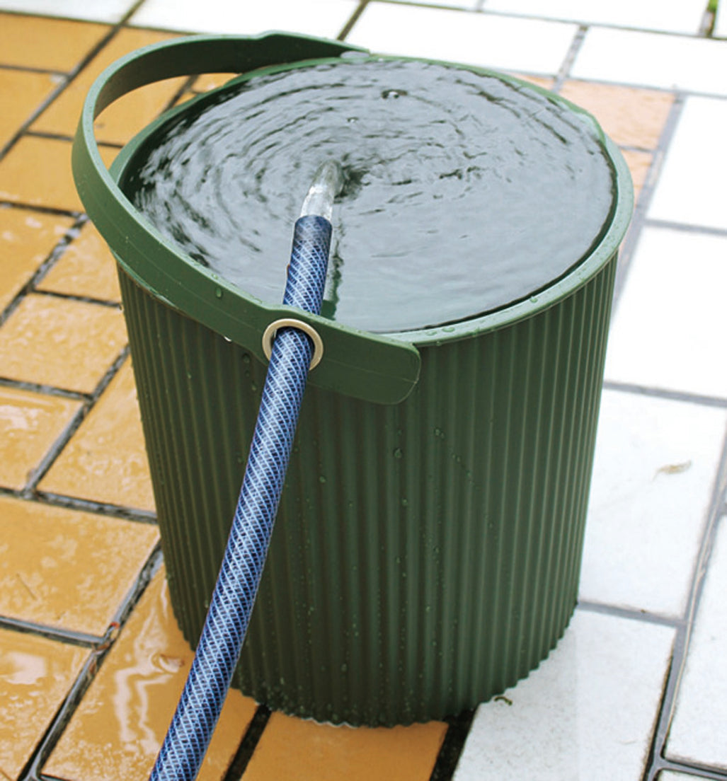 Hachiman Garden Tool Storage Bucket 4L - Dark Green