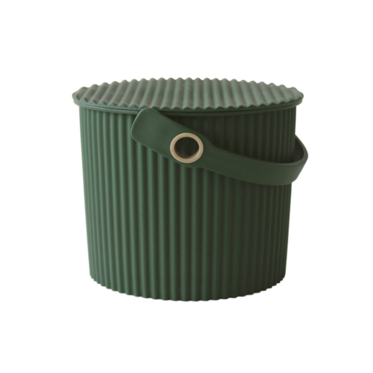 Hachiman Garden Tool Storage Bucket 4L - Dark Green