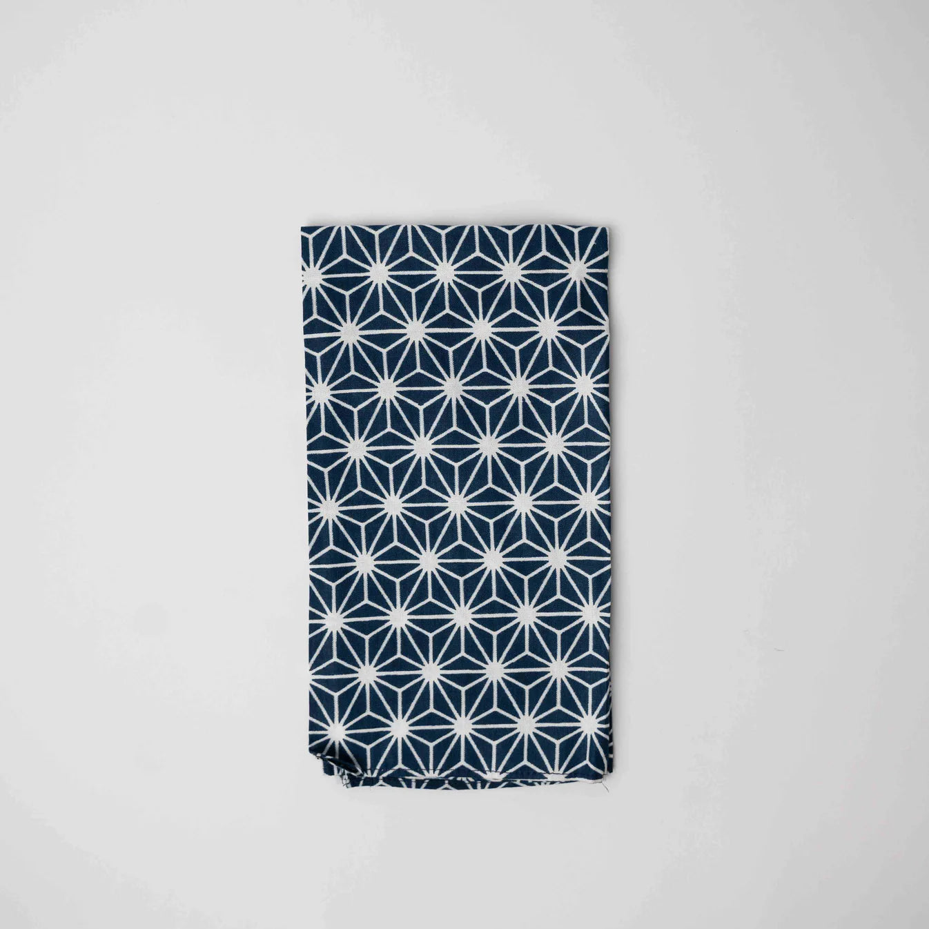 Navy Starburst reusable Furoshiki wrap 55cm