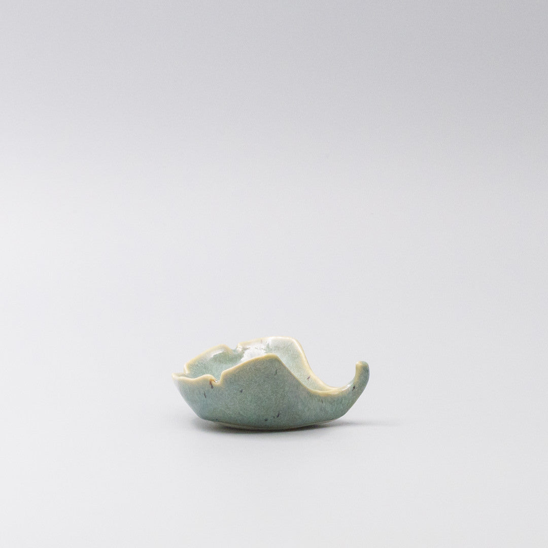 Gingko Leaf Mint Green Sauce Dish 30ml