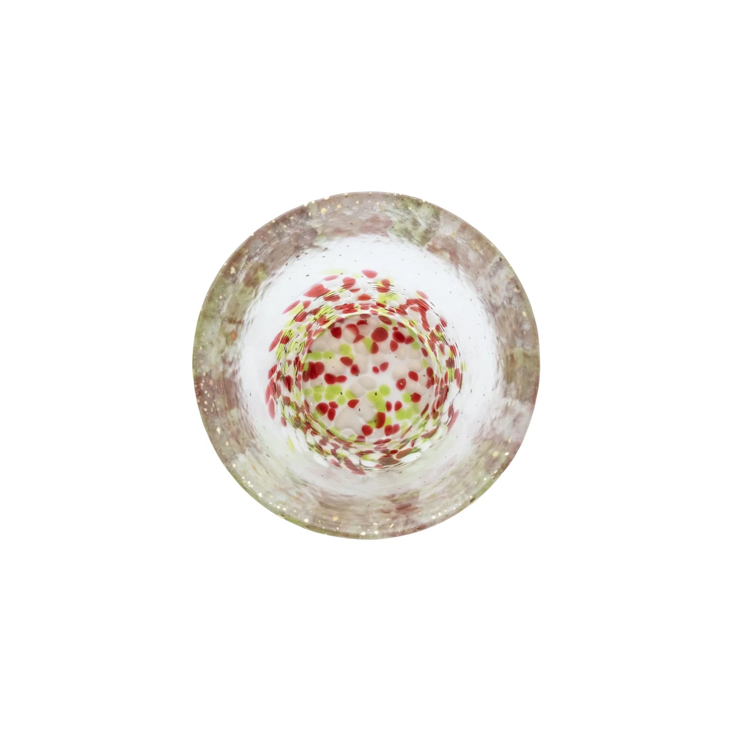 Gold Rim Rock Glass Wooden Gift Boxed - Spring