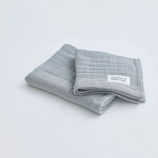 Marushin Quadruple Gauze Towel - Grey
