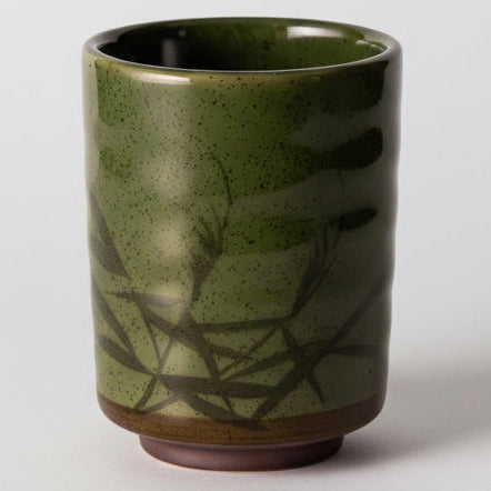 Green Bamboo Pattern Sushi Mug 320ml