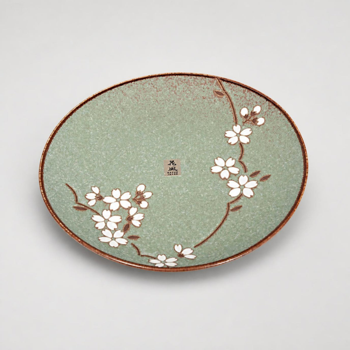 Green Blossom Dinner Plate 23cm