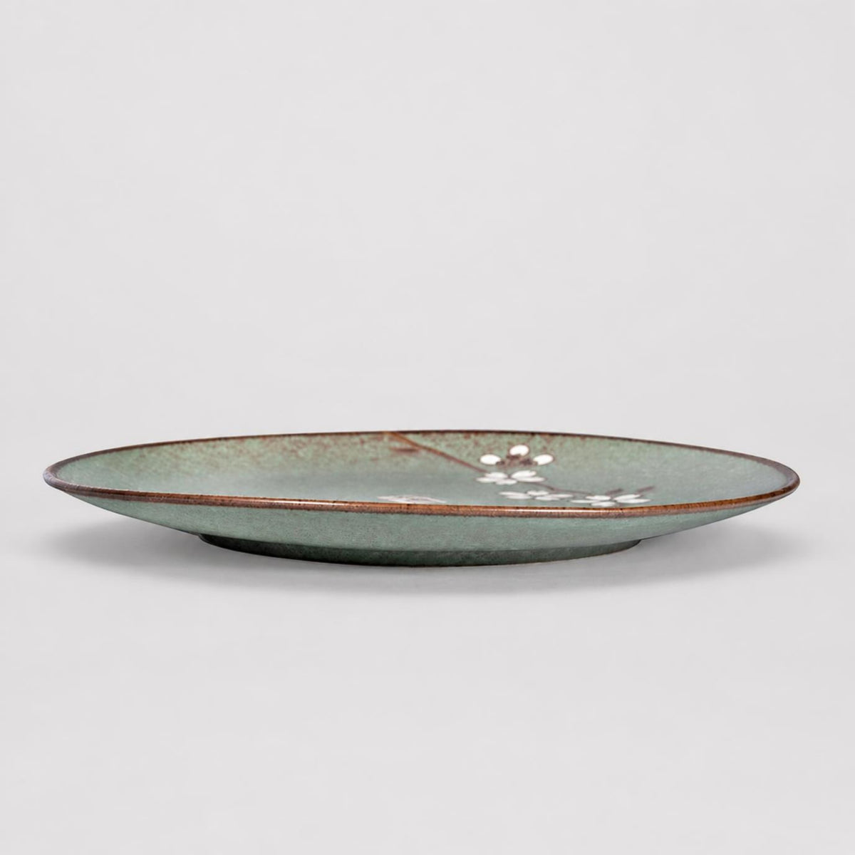 Green Blossom Dinner Plate 23cm