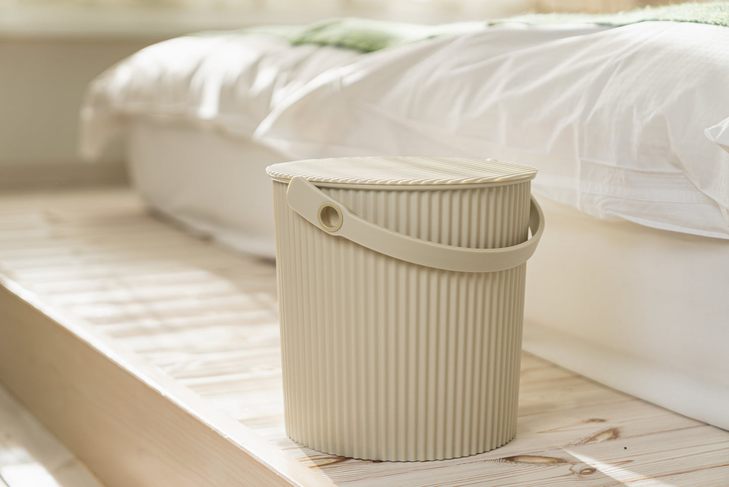 Hachiman Omnioutil L Storage Bucket 10L - Pale Beige