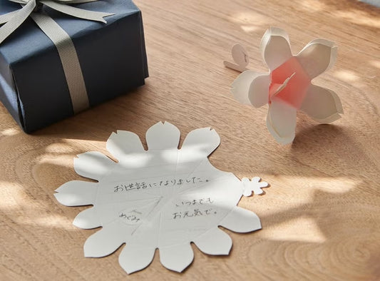 Hana-kotoba Sakura Flower Message Card