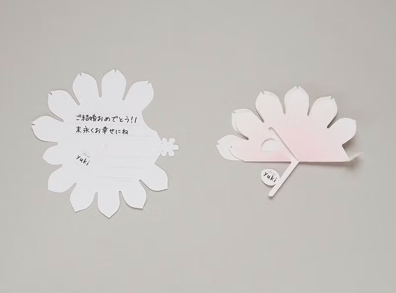 Hana-kotoba Sakura Flower Message Card