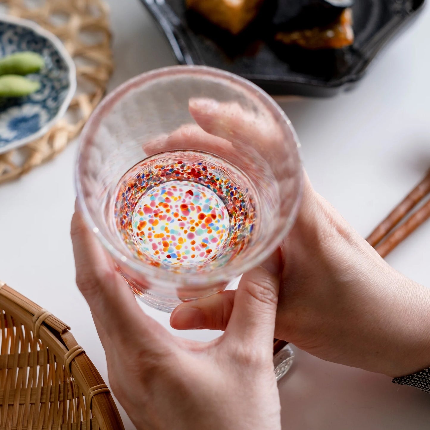 Hanabi Handmade Gold Rim Tumbler 305ml