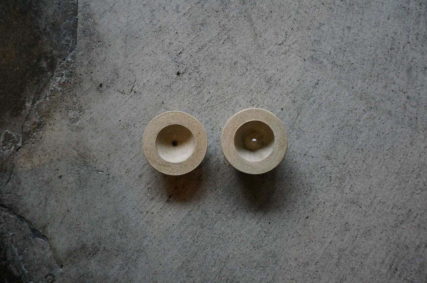Haze Kodama Candle & Incense Holder - Yamabuki Yellow