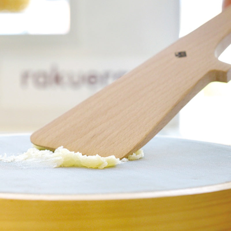 Herabuna Beechwood Square Rest & Hook Spatula 29.5cm